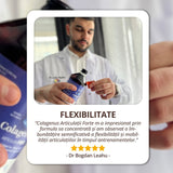 Colagenus Articulații Forte - Colagen lichid concentrat, 12.000mg colagen tip 1 și 40mg colagen tip 2. Flacon 500ml. Susține sănătatea articulațiilor, reducerea inflamațiilor și durerii reumatice, refacerea mușchilor și ligamentelor Supliment alimentar Faunus Plant 