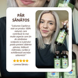Capilarus - Loțiune. Flacon 200ml. Extract din 8 plante medicinale anticădere pentru păr sănătos și strălucitor Tinctura Compusa Faunus Plant 