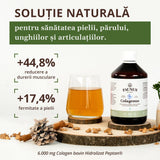 Colagenus - Colagen lichid hidrolizat. Flacon 500ml. Susține sănătatea articulațiilor, pielii, părului și unghiilor Supliment alimentar Faunus Plant 