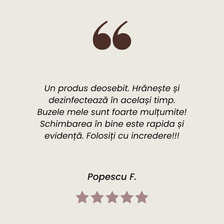 Recenzie client la balsam de buze cu Propolis de la Faunus Plant.