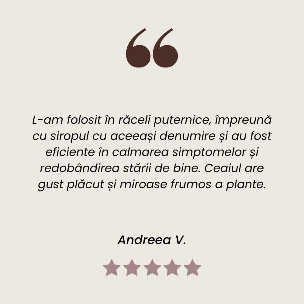 Respiratorus - Ceai Respirație Ușoară 90g. Amestec plante medicinale pentru sănătatea căilor respiratorii Ceai Faunus Plant 