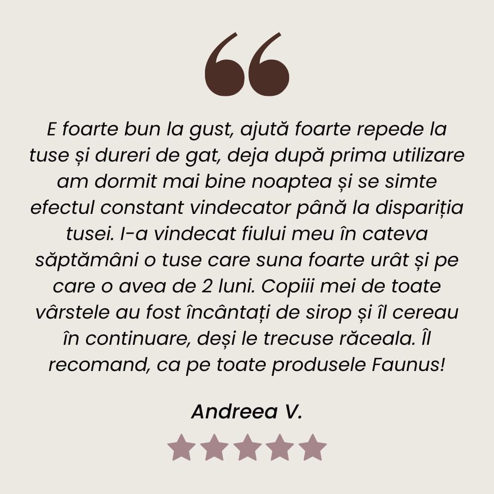 Respiratorus cu Miere și Propolis - Sirop. Flacon 200ml. Concentrat din plante medicinale, miere și propolis pentru întărirea imunității și protejarea căilor respiratorii Sirop cu miere Faunus Plant 