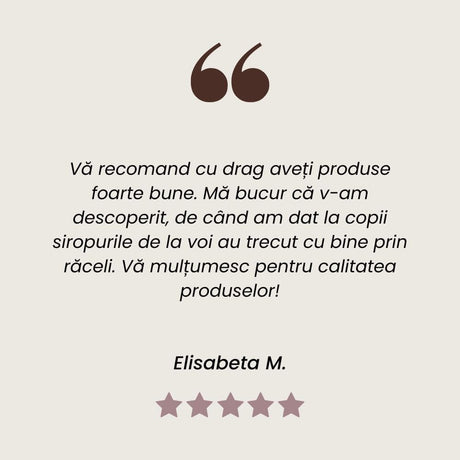 Recenzie Sirop Vitaminizantus cu Miere si Propolis de la Faunus Plant.