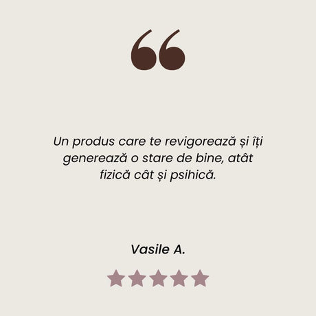 Recenzie client Tinctură de Brânca Ursului cu efect stimulator de la Faunus Plant.