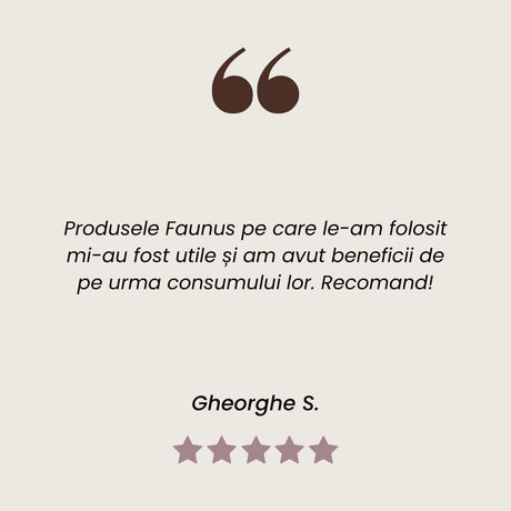 Testimonial Tinctură de Echinacea care întărește imunitatea de la Faunus Plant.