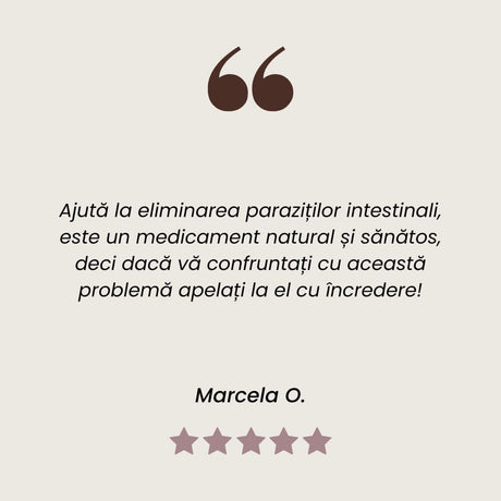 Testimonial Tinctură de Leurdă pentru curățarea sângelui, cu efect hipotensiv de la Faunus Plant.