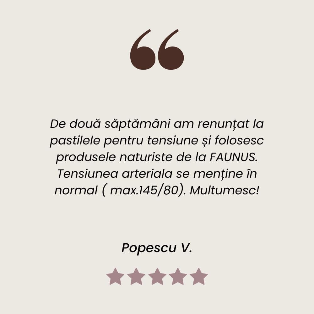 Recenzie Tinctură Normotensius de la Faunus Plant.