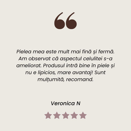 Testimonial Ulei de masaj Anticelulitic de la Faunus Plant.
