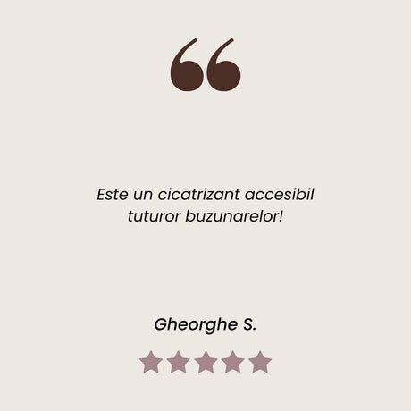 Testimonial client Unguent de Cătină cu efect cicatrizant și antiseptic de la Faunus Plant.