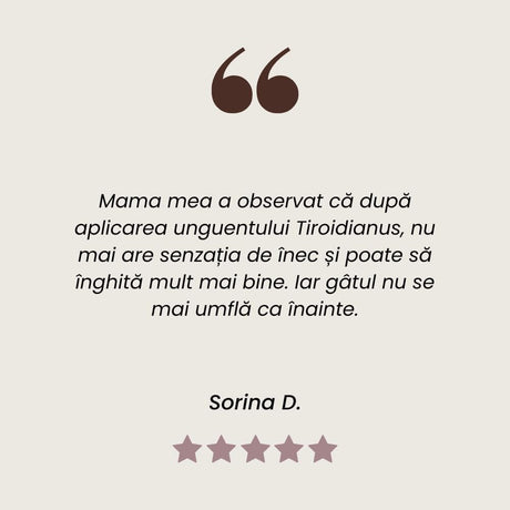 Recenzie Unguent Tiroidianus pentru tiroidă sănătoasă și eczeme de la Faunus Plant.