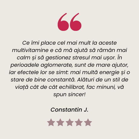 Testiminial Vitaminizantus Forte Capsule de la Faunus Plant.