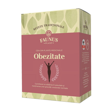 Ceai -Retete Traditionale- Obezitate 180g Cosmetics Faunus Plant Ro 